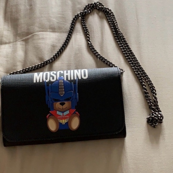 Moschino Transformer Teddy Crossbody Wallet - Picture 2 of 10